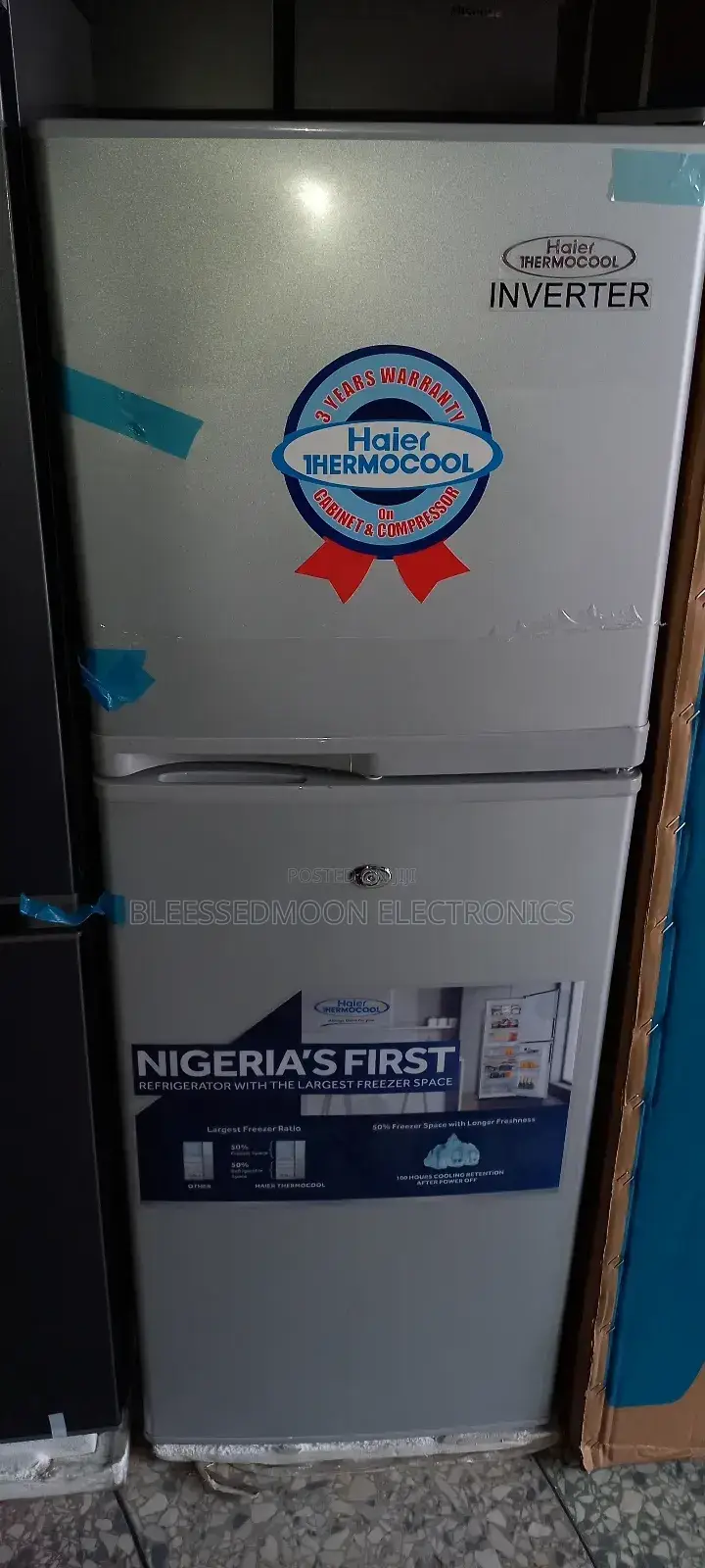 Haier Thermocool Inverter Standing Fridge 3 Years Warranty