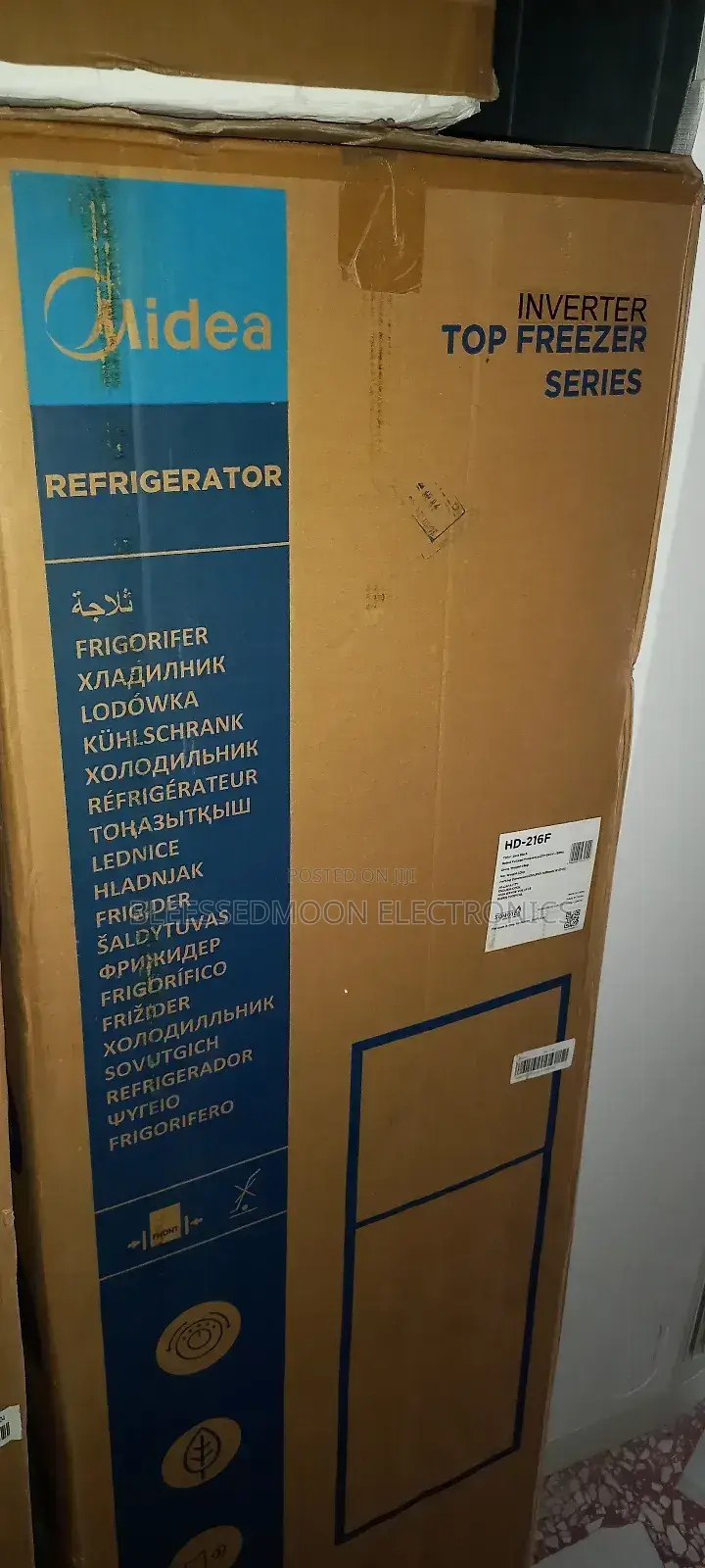 Midea Inverter Standing Fridge Cooper Condenser 3 Years W