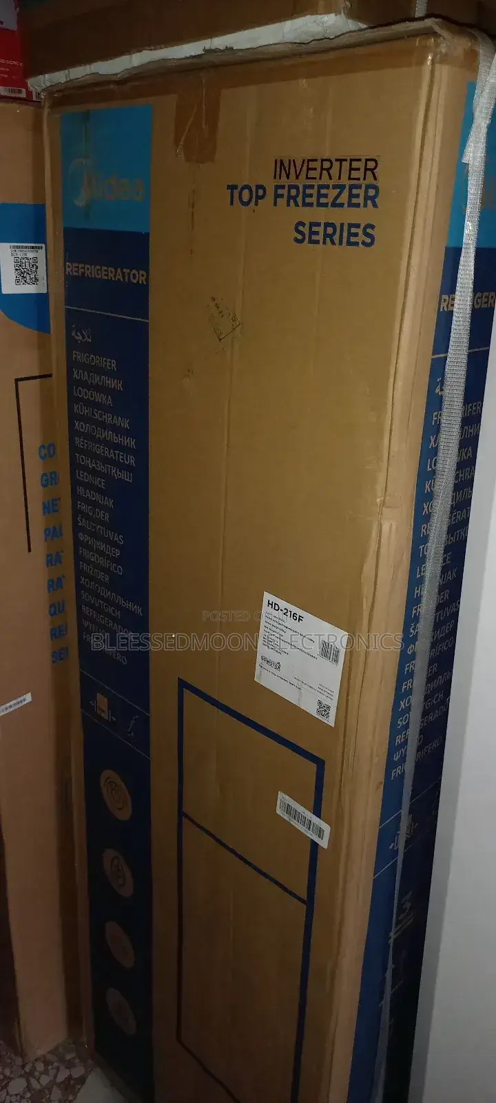 Midea Inverter Standing Fridge Cooper Condenser 3 Years W