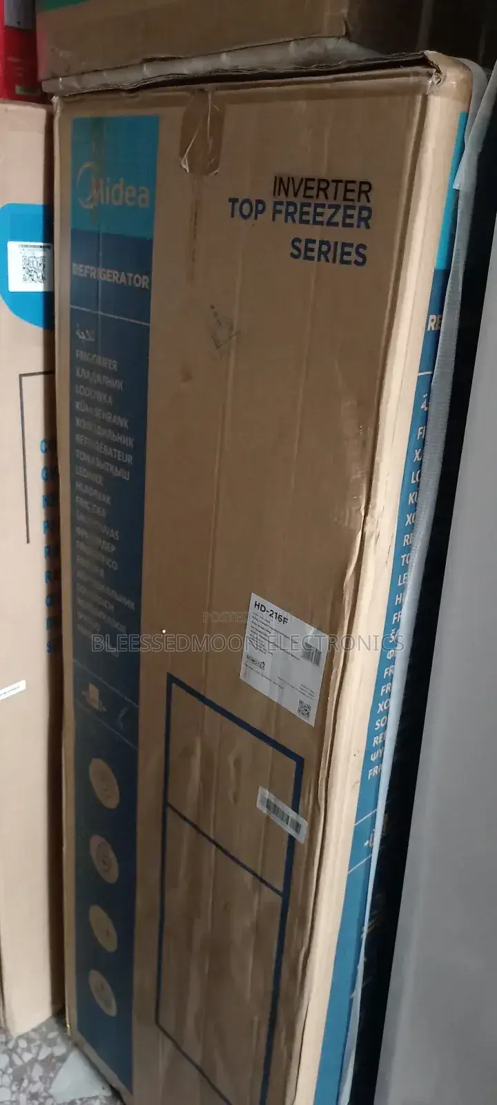 Midea Inverter Standing Fridge Cooper Condenser 3 Years W