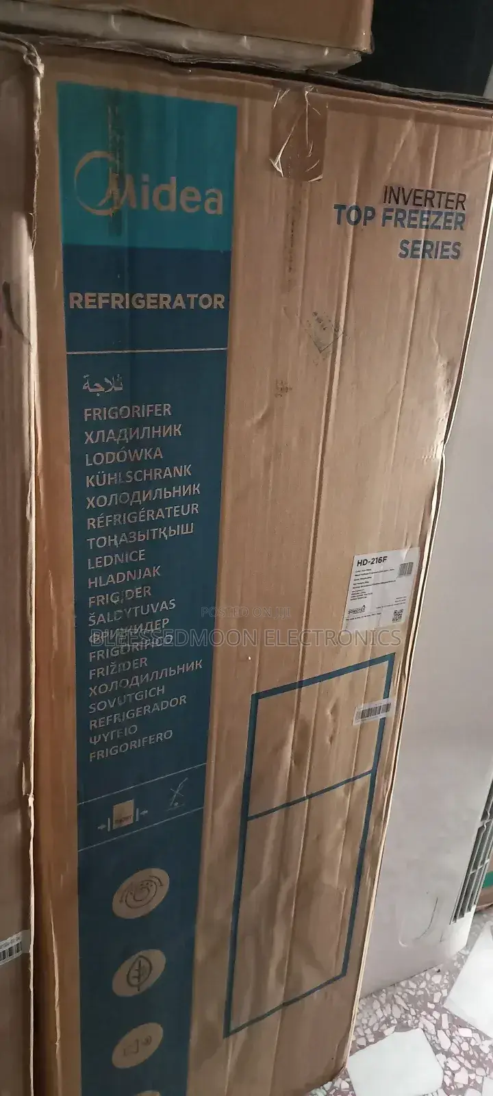 Midea Inverter Standing Fridge Cooper Condenser 3 Years W