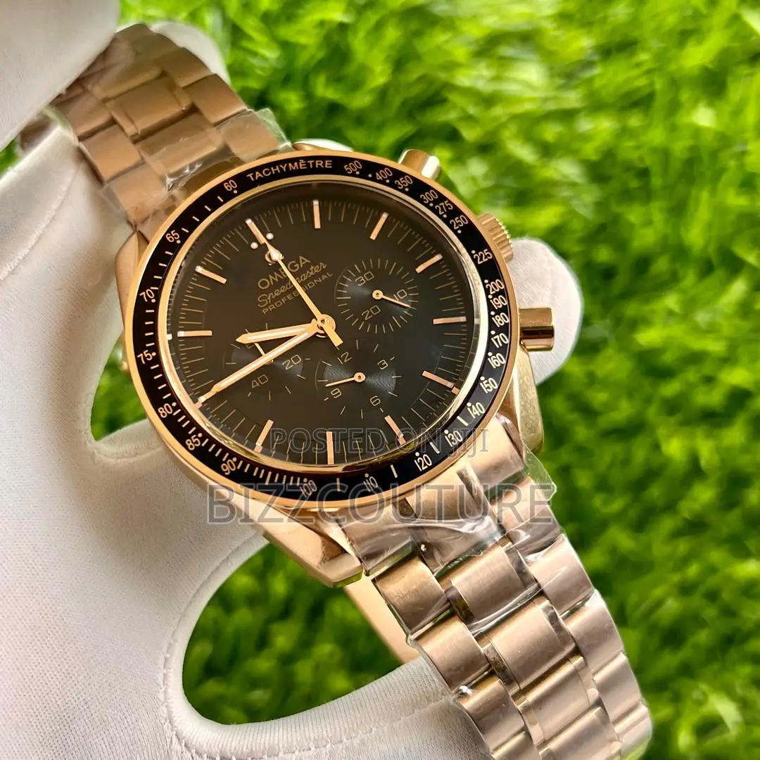 Original Omega Chronograph Gold Chain Watch Is Available Now