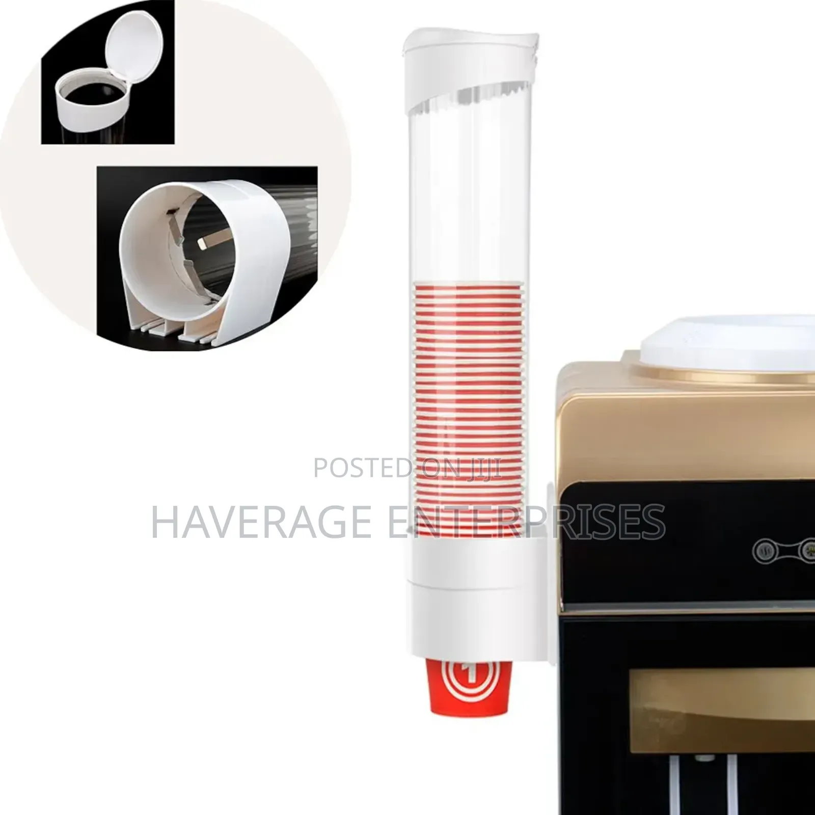 Wall Plastic Dispenser Holder Rack for Disposable Paper Cups