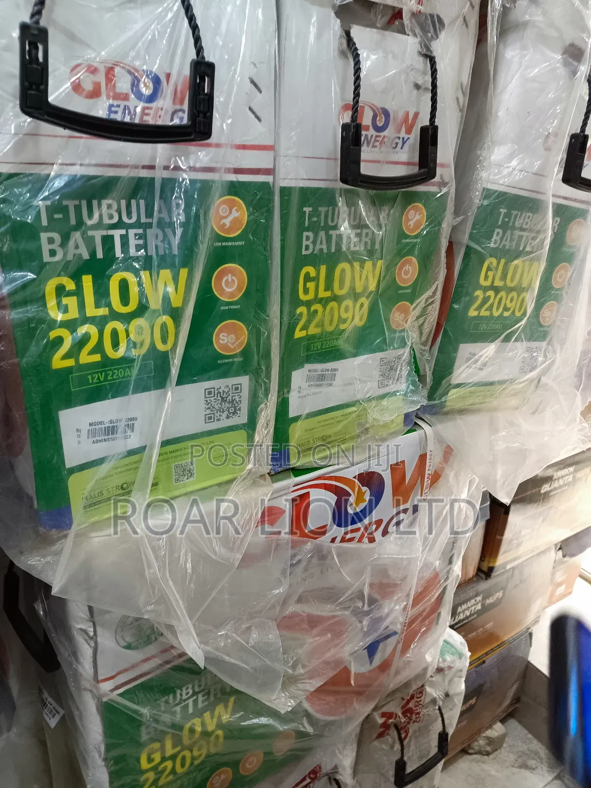 Glow 220ah Tubular Battery