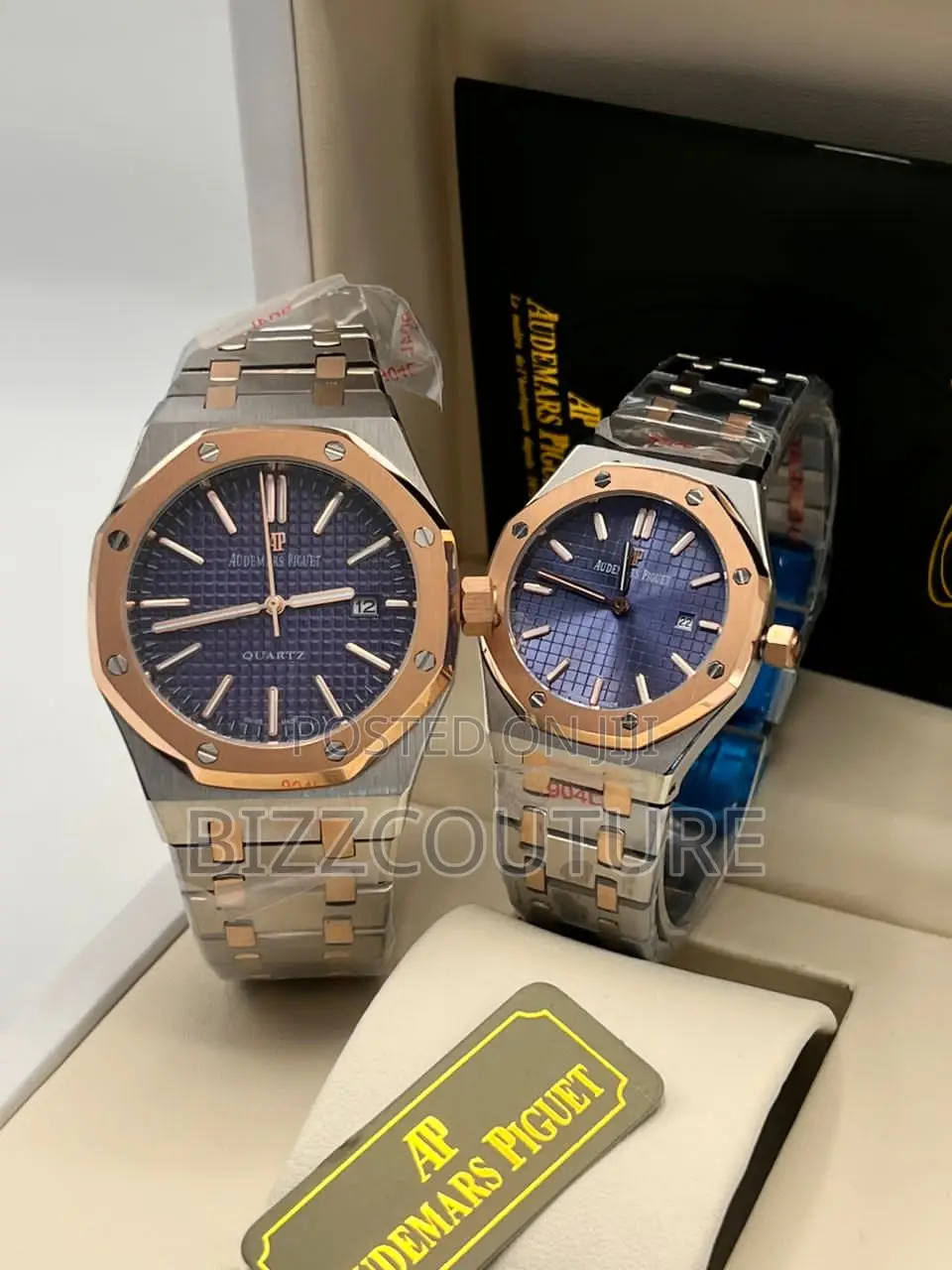 Original Audemars Piquet Gold Mix Silver Chain Watch