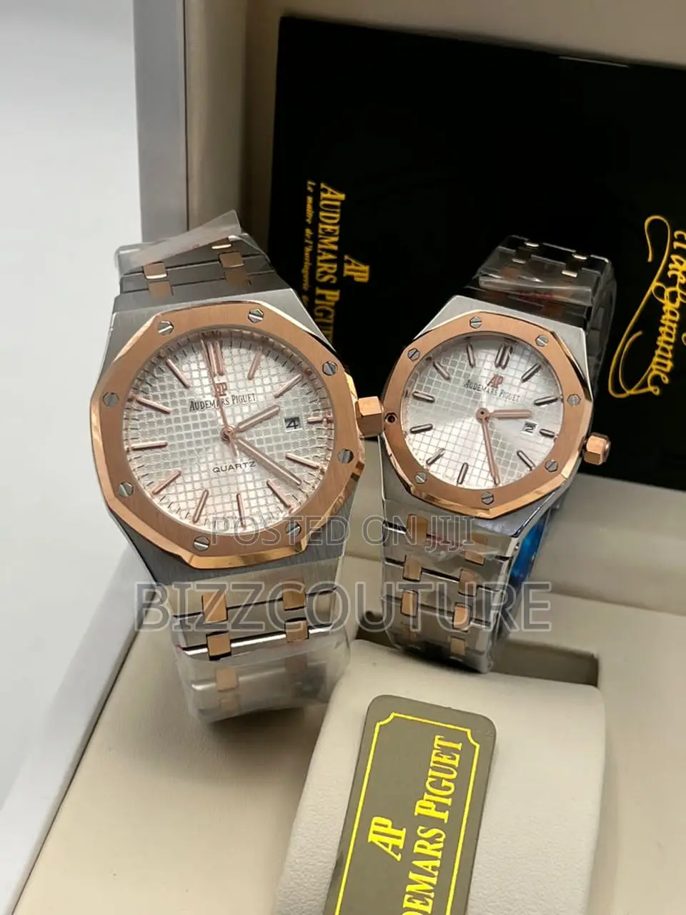Original Audemars Piquet Gold Mix Silver Chain Watch