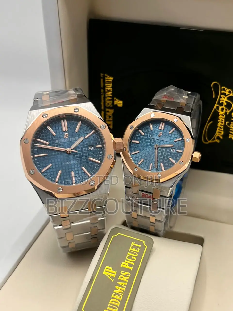 Original Audemars Piquet Gold Mix Silver Chain Watch