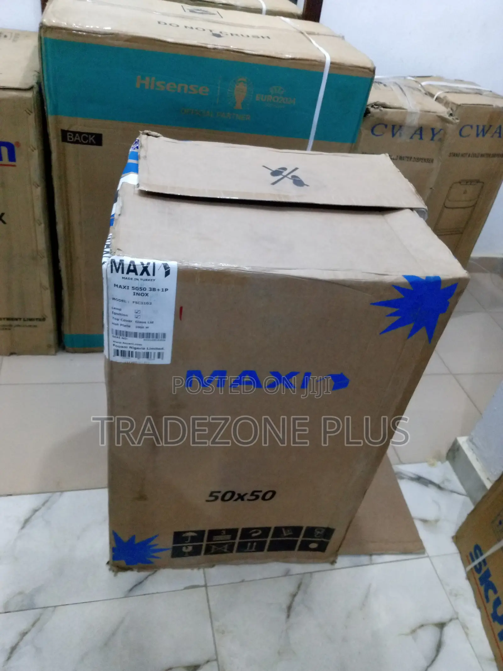 Durable Maxi 50X50 3B+1P INOX Cooker