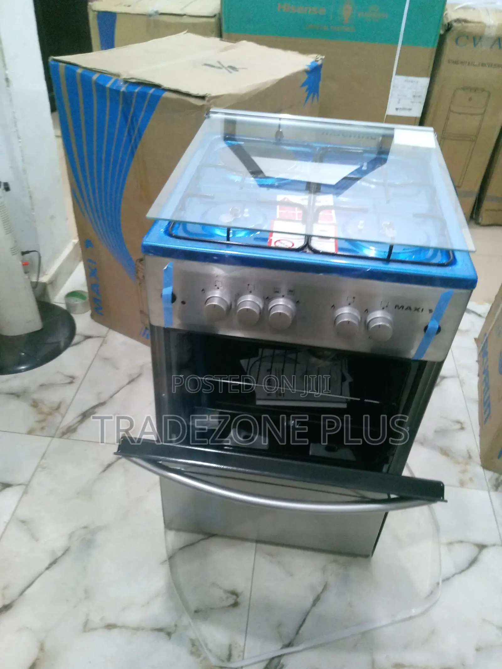 Durable Maxi 50X50 3B+1P INOX Oven Gas [F5C31G2]
