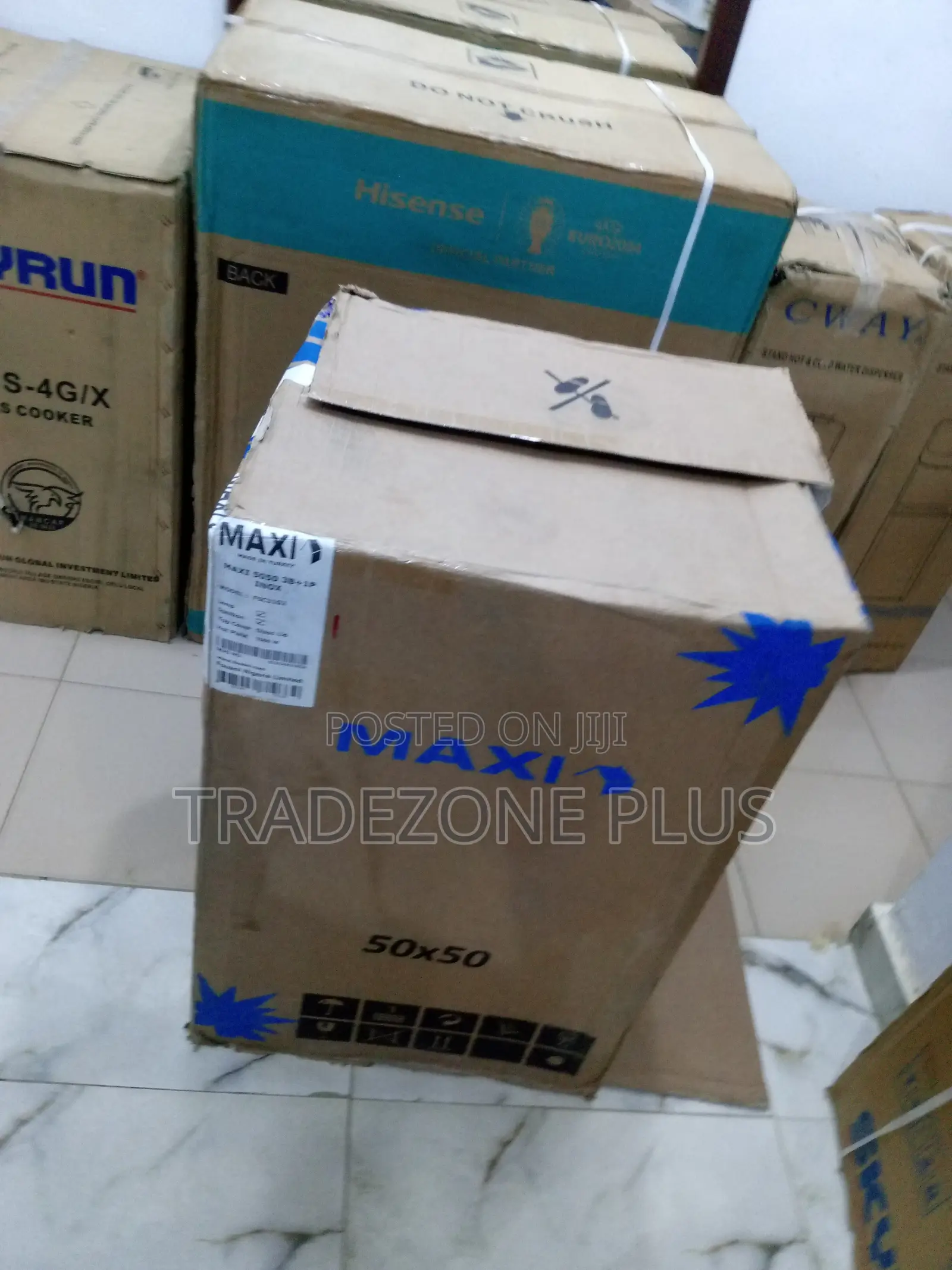 Durable Maxi 50X50 3B+1P INOX Oven Gas [F5C31G2]