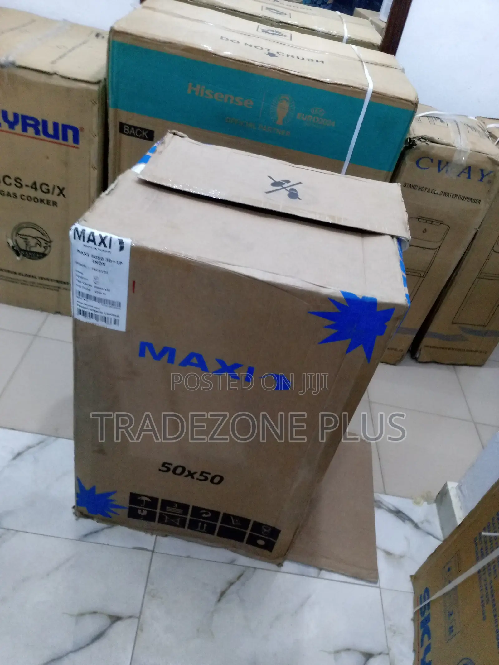Durble Maxi F5C31G2 INOX 3B+1P Cooker With Oven