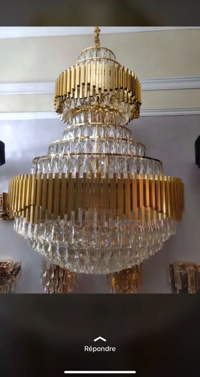 800mm Modern Staircase Duplex Crystal Chandelier Light