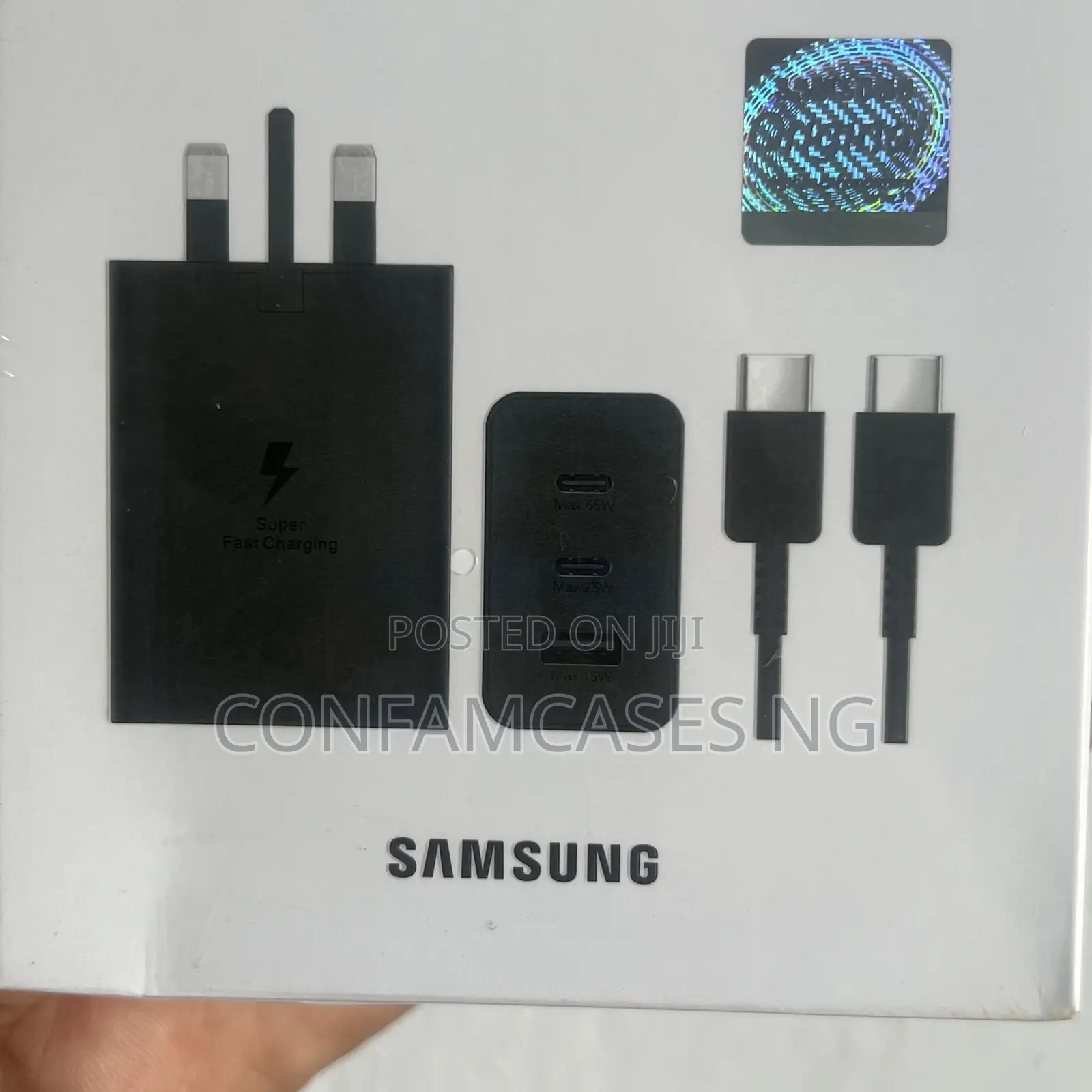 Original Samsung Super Fast Charger 65w With Type C Chord
