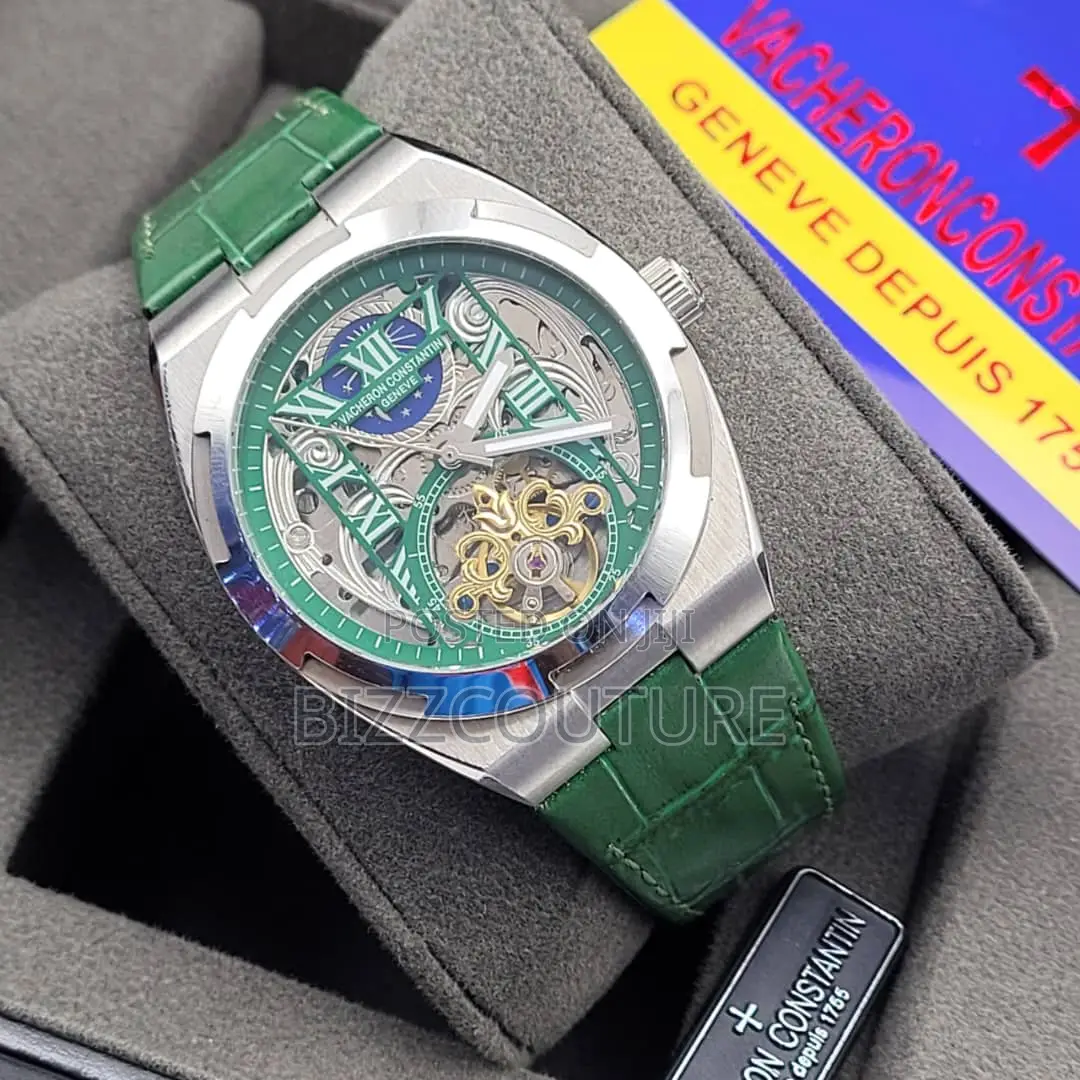 Original Vacheron Constantin Mechanical Green Leather Watch