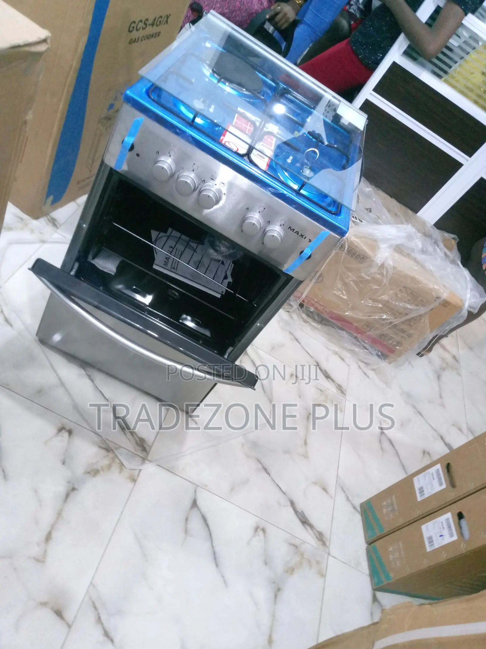 Quality Maxi 50X50 [3+1] Burner Gas Cooker INOX