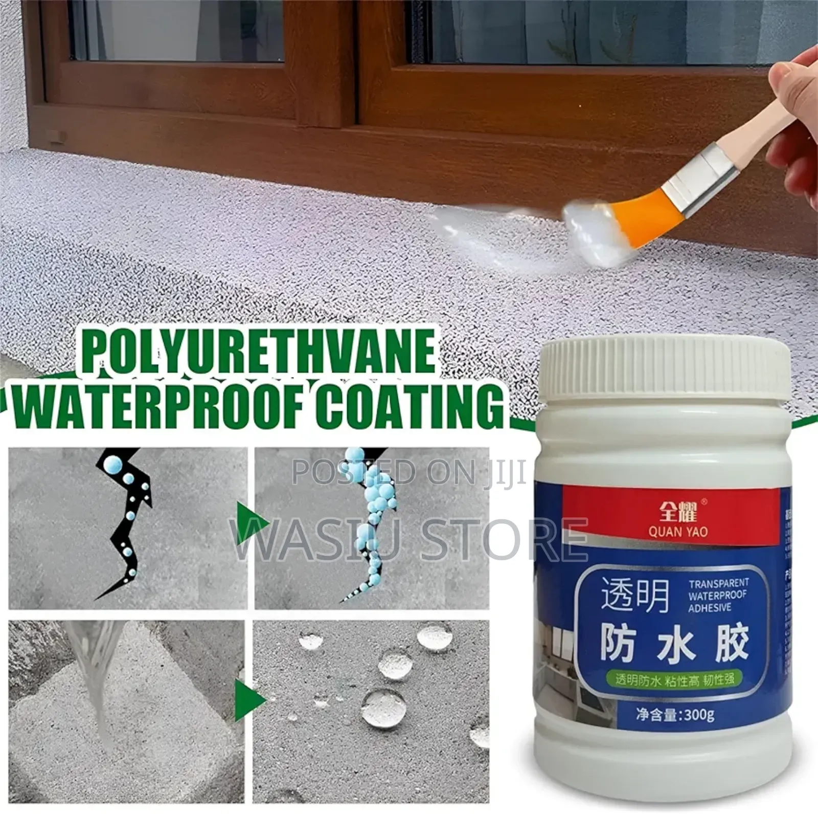 Transparent Waterproof Adhesive Sealant Floor, Roof, Wall