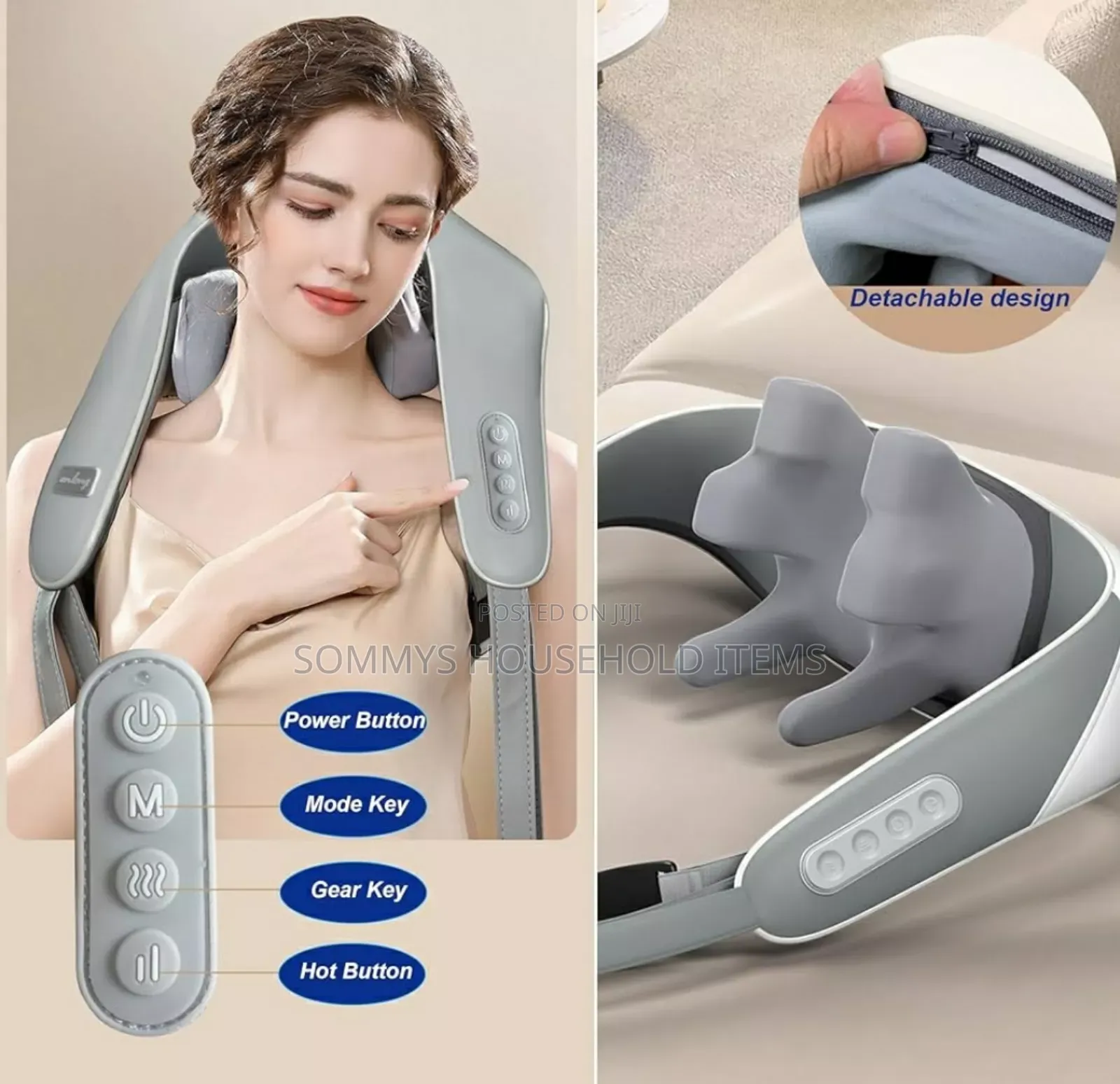 Rechargeable Neck/Shoulder/Whole Body Massager