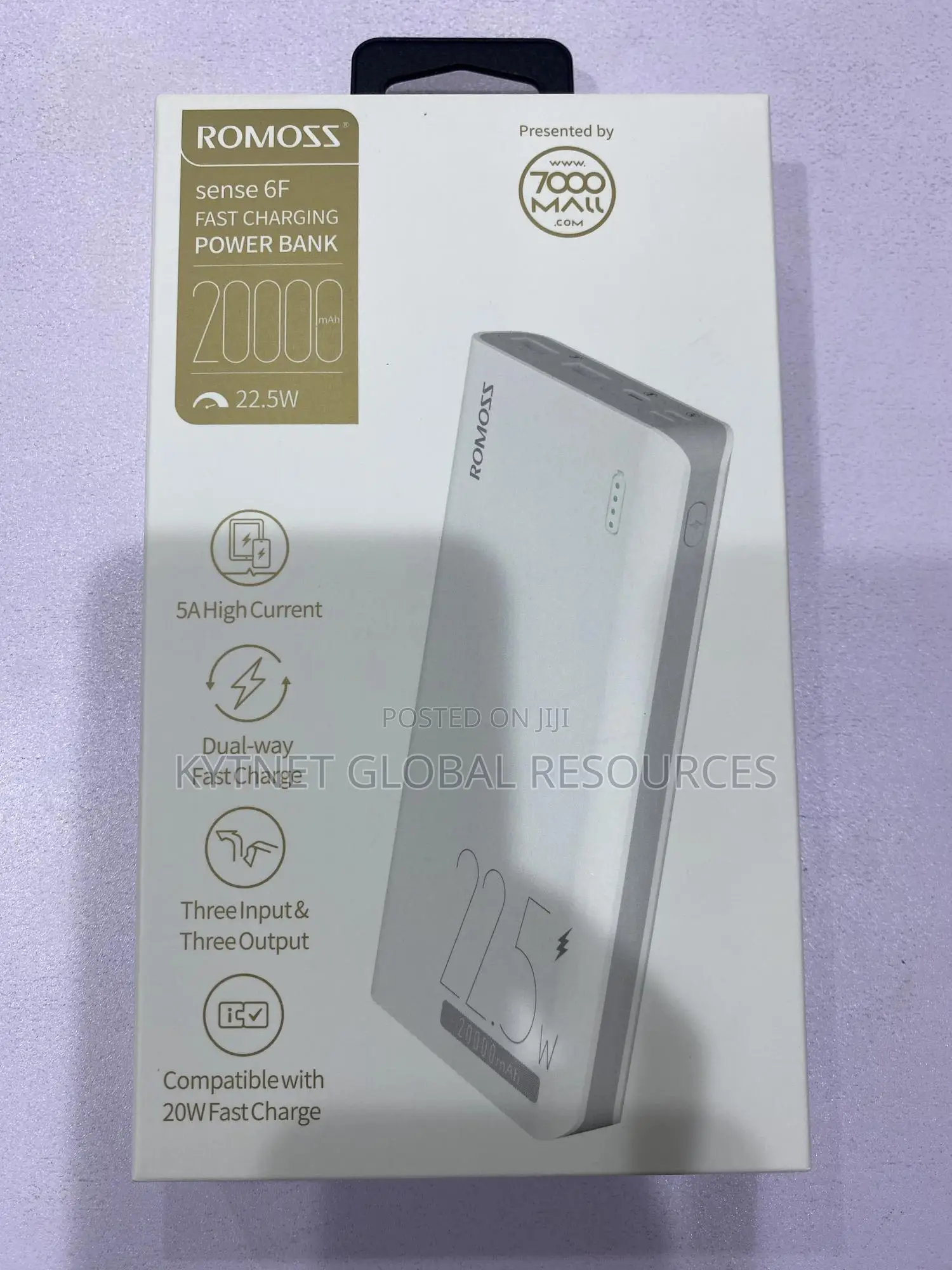 SENSE 6F 20000mah 22.5w Romoss Power Bank