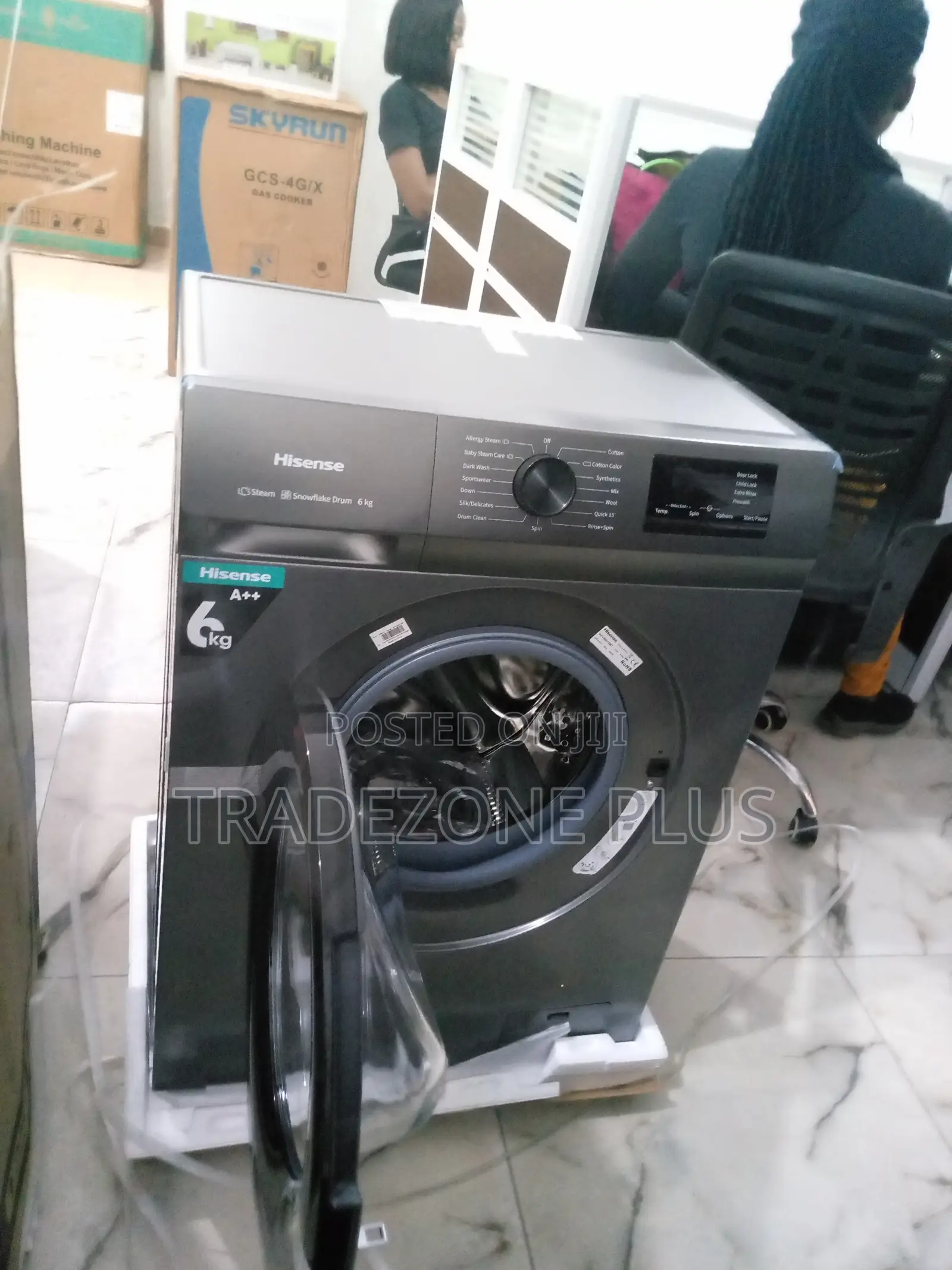 Durable Hisense Washing Machine 6kg Front Load Wm6010s-WFVB