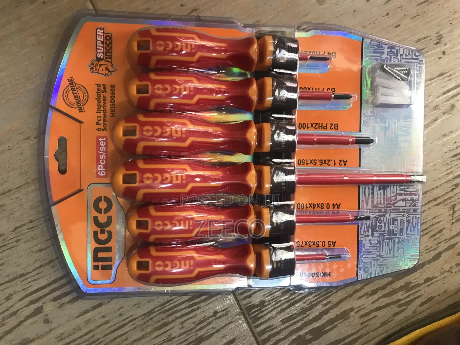 6pcs Insulated Screwdriver Set