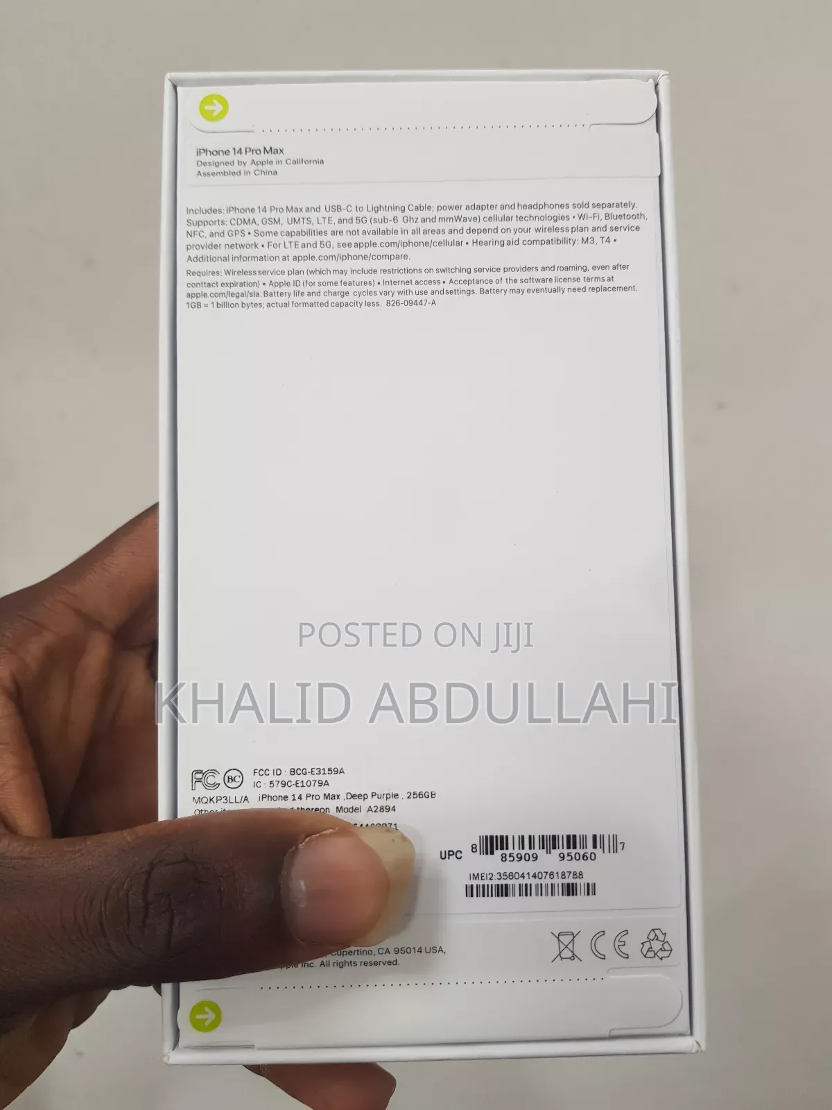 New Apple iPhone 14 Pro Max 256 GB Purple