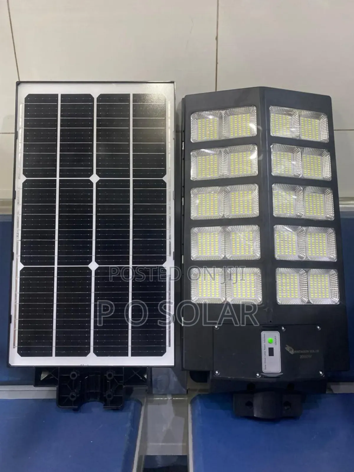 P O Pentagon 20 Eyes All in One Solar Light