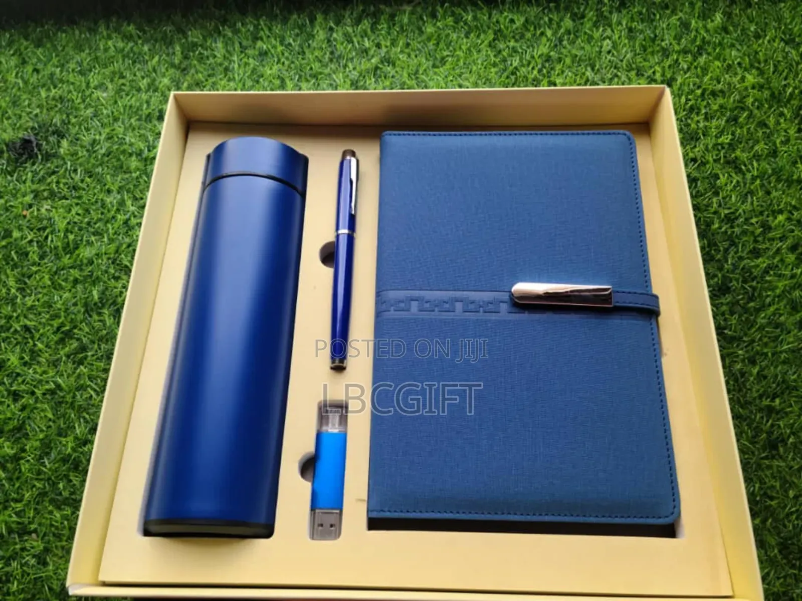 4 in 1 Set of Notepad, Flask, Flash and Pen (Wholesales Only