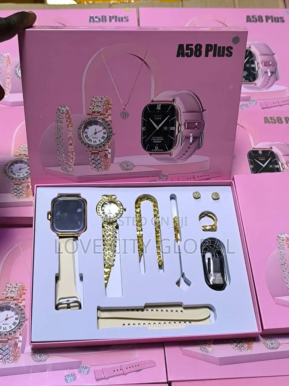 Latest Sports Smartwatch Combination for Women Suit A58 Plus