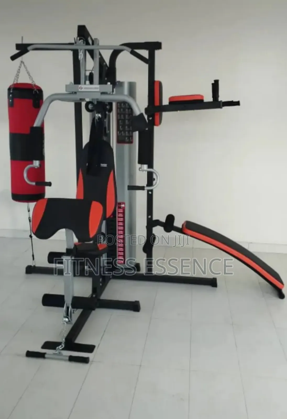 Newly Imported 3 Station Gym With Punching Bag