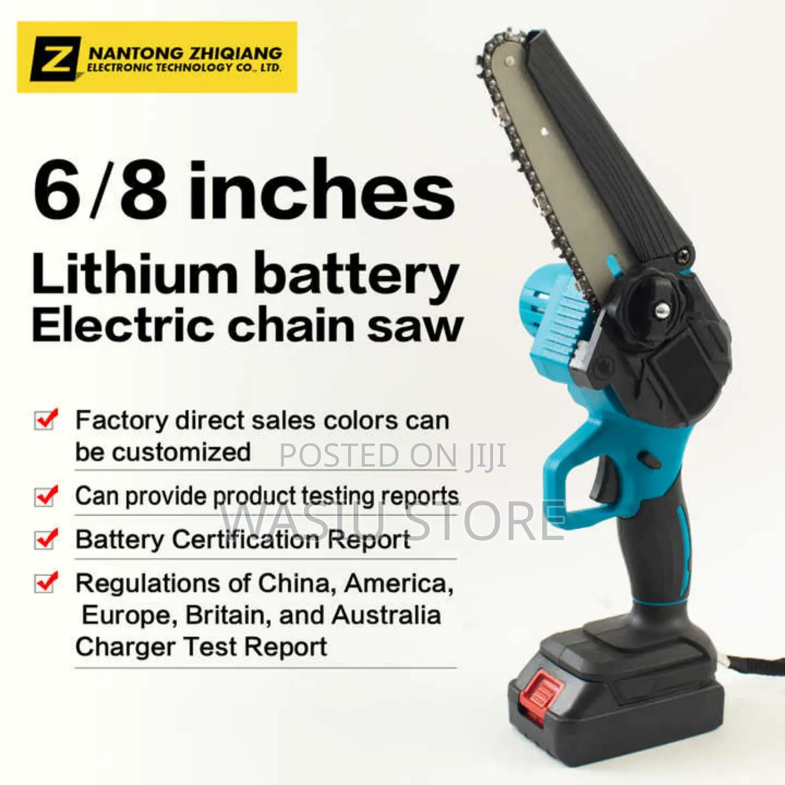 Rechargeable Chainsaw Machine (With 2 Battery)
