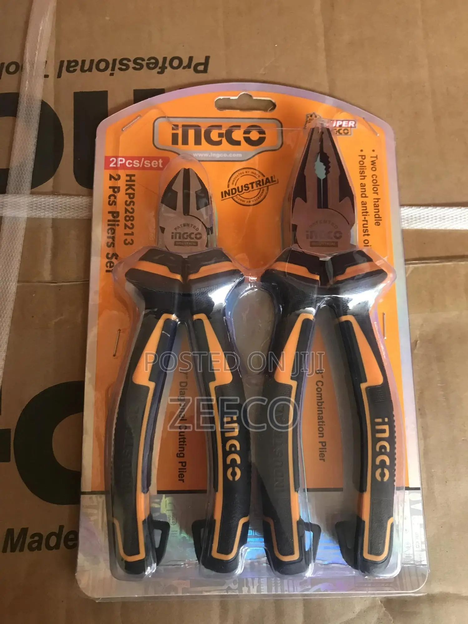 8”Combination Plier and 7”Diagonal Cutting Plier