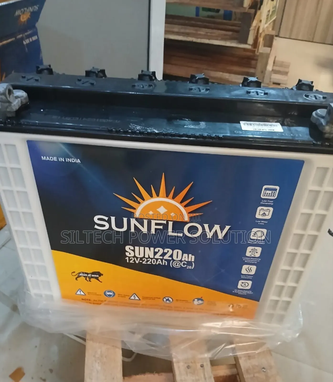 Sunflow 220ah Tubular Battery