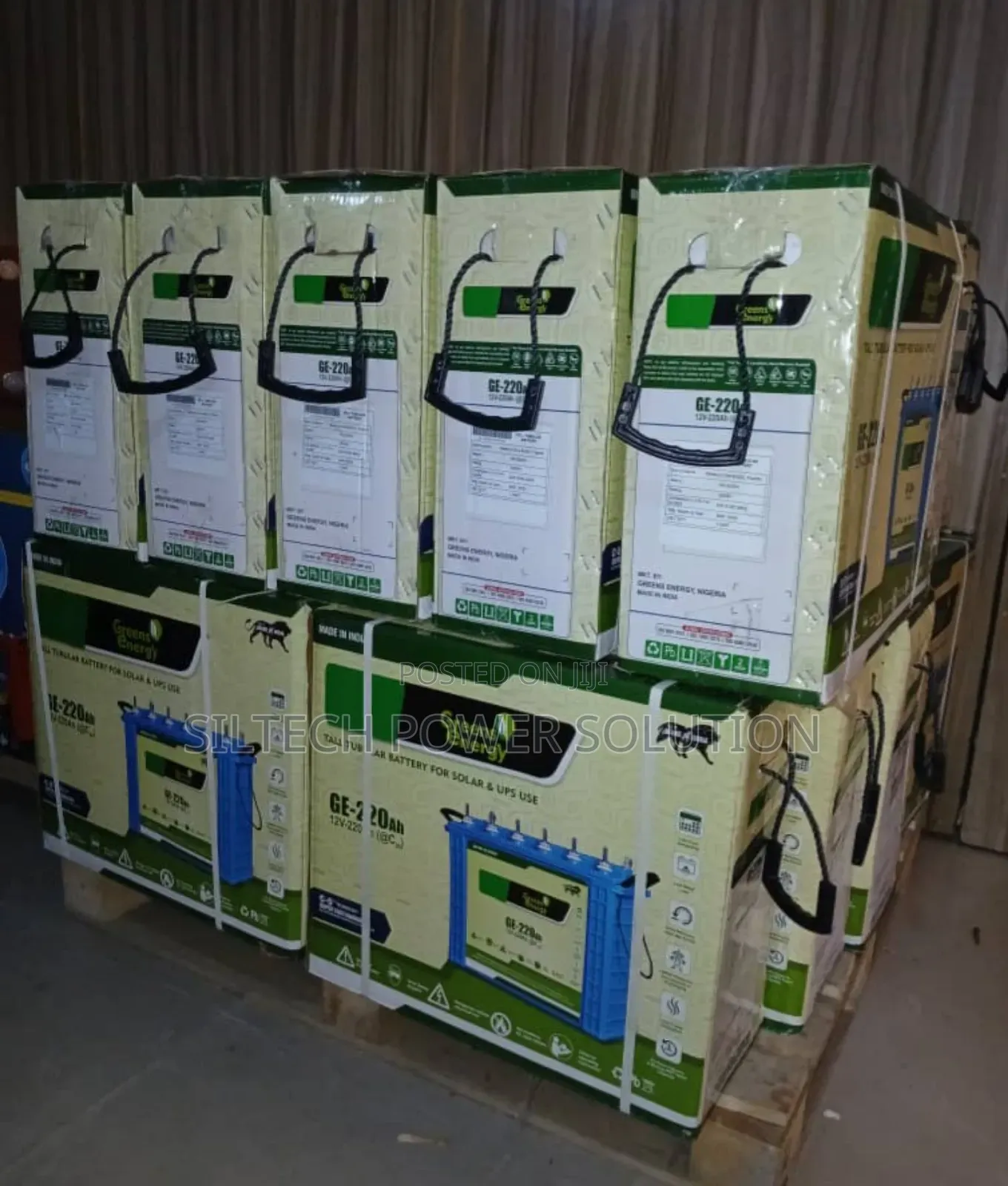 Green Energy Indian 220ah Tubular Battery