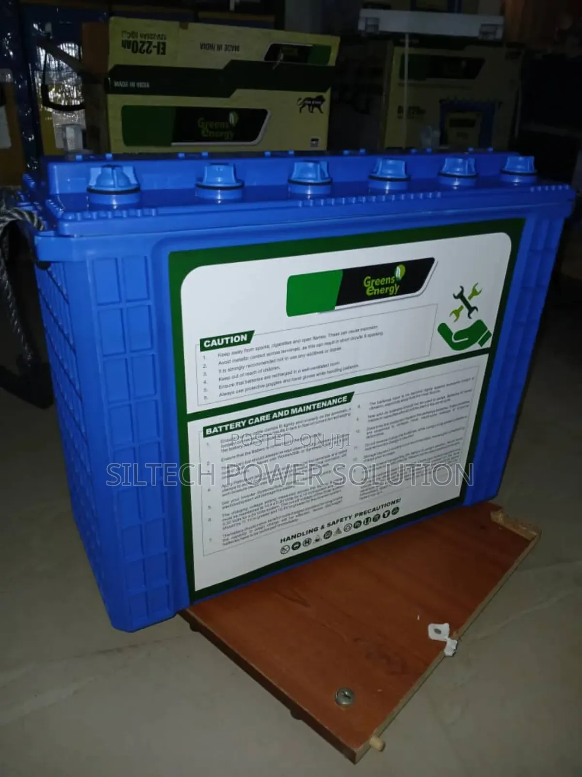 Green Energy Indian 220ah Tubular Battery