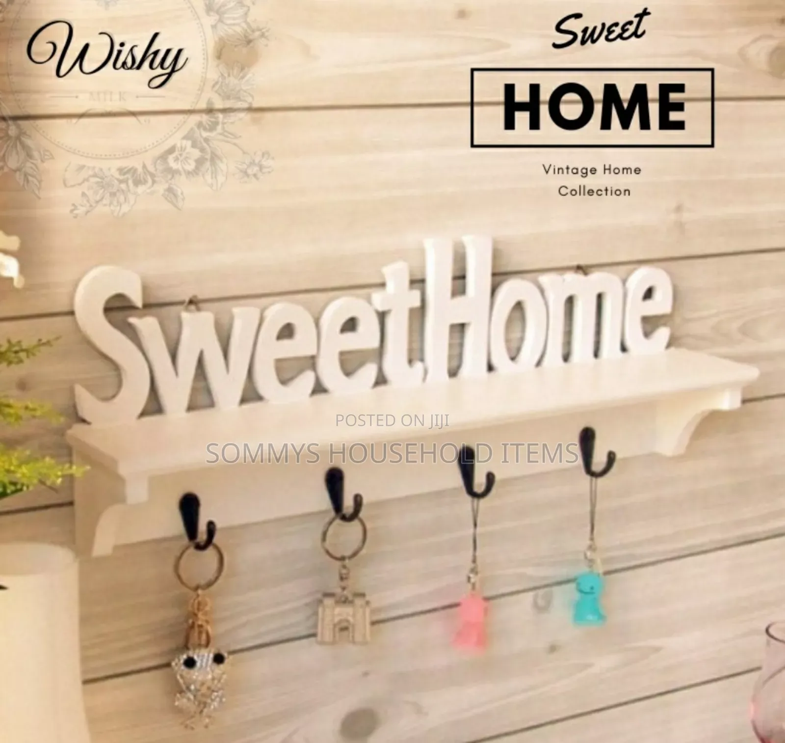 Sweet Home Design Hallway Wall Hanger With Top Shelf