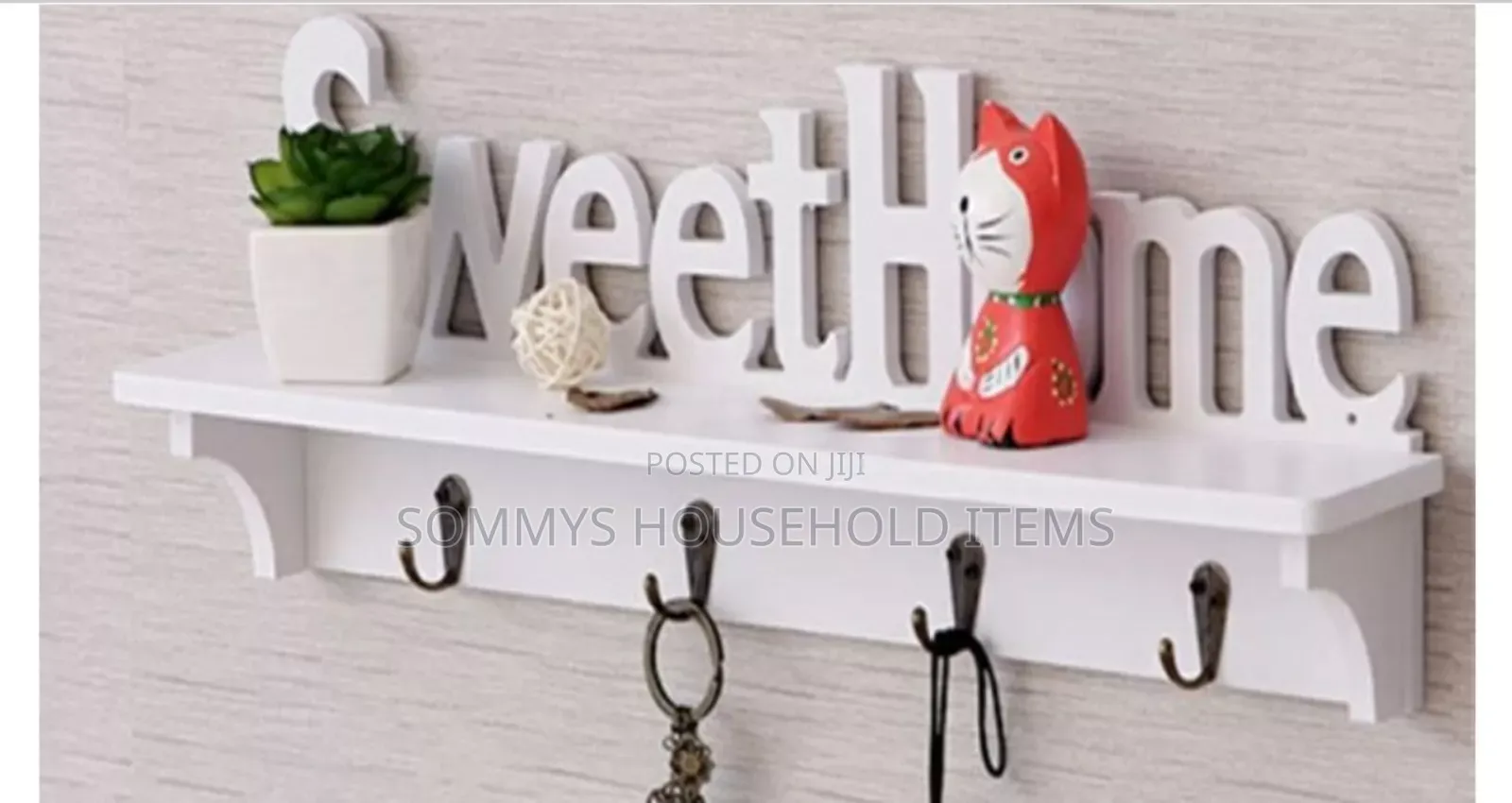 Sweet Home Design Hallway Wall Hanger With Top Shelf