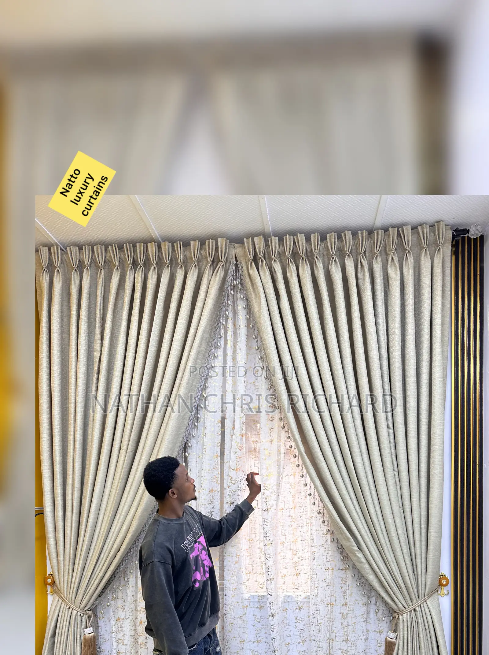 Turkish High-Quality Royal Pleated Curtains
