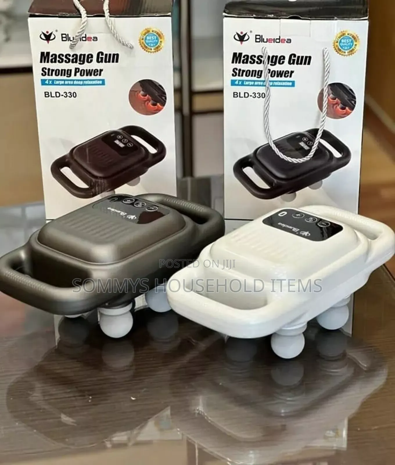 4-Head Handheld Fascia Massager