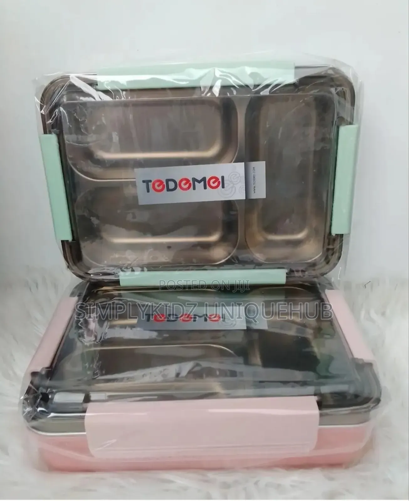 Tedemei Stainless Steel Lunch Box With 3 Partitions