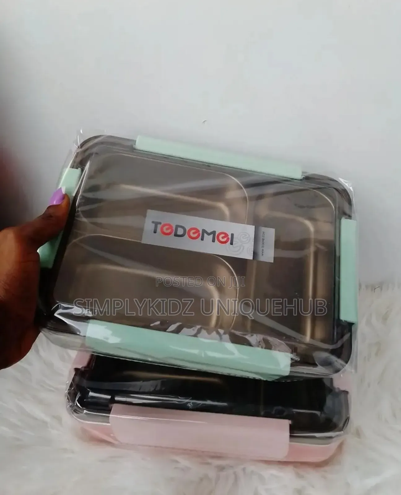 Tedemei Stainless Steel Lunch Box With 3 Partitions