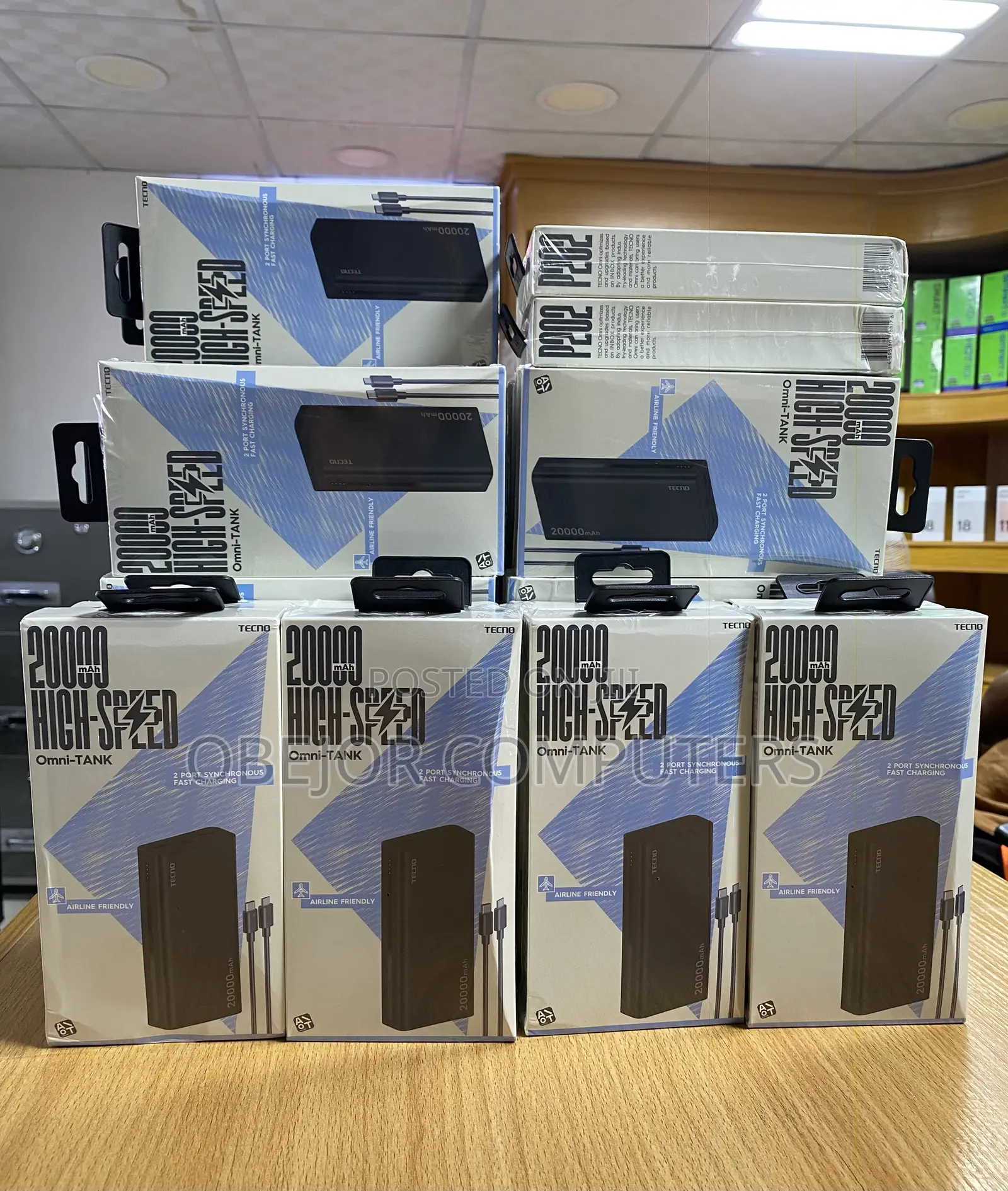 Tecno 20000mah High Speed Omni-Tank Powerbank Tp-Pb202