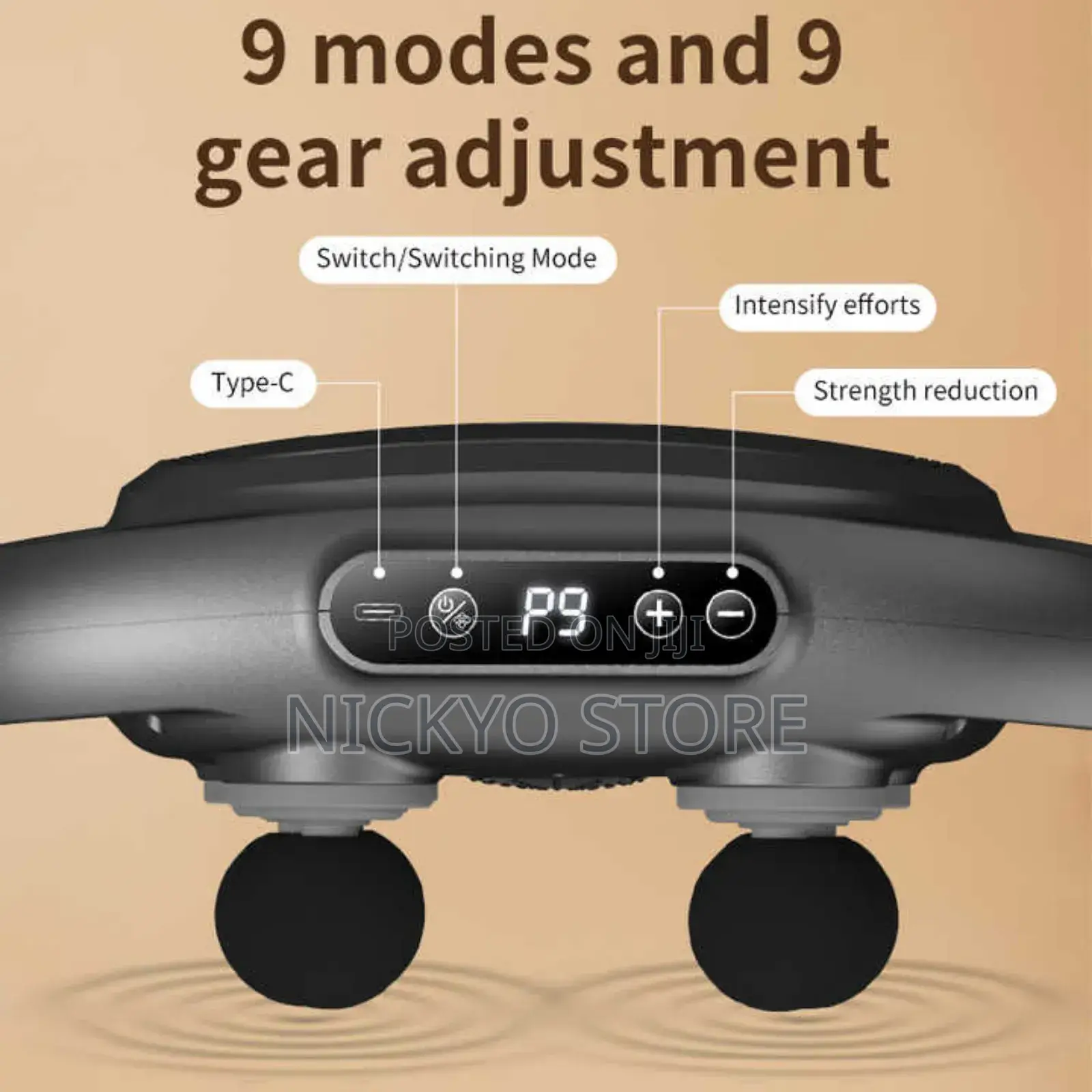 Four Balls Strong Power Fascial Gun Leg Massager Machine