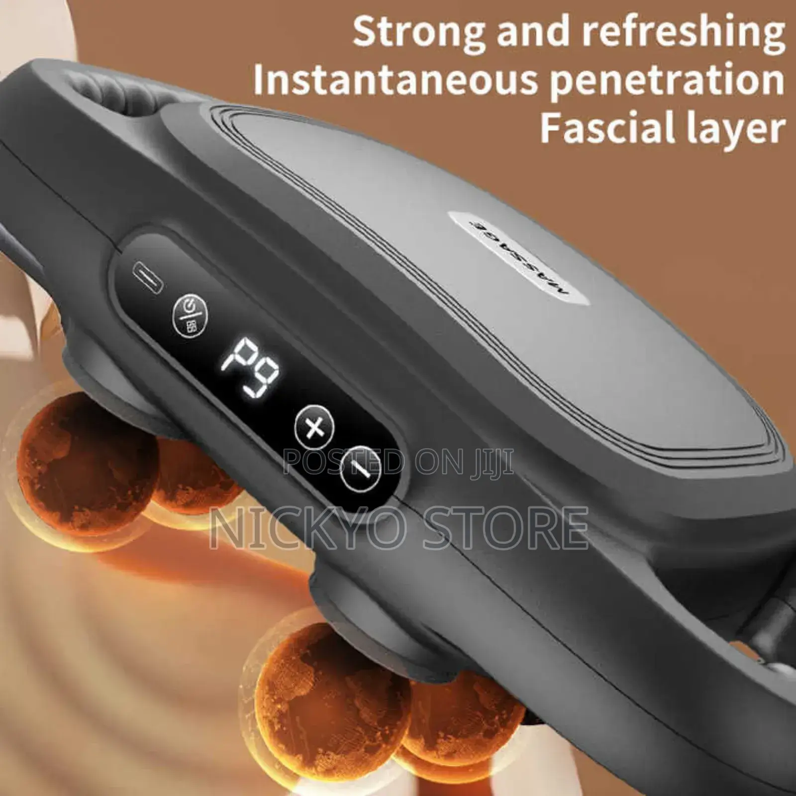 Four Balls Strong Power Fascial Gun Leg Massager Machine