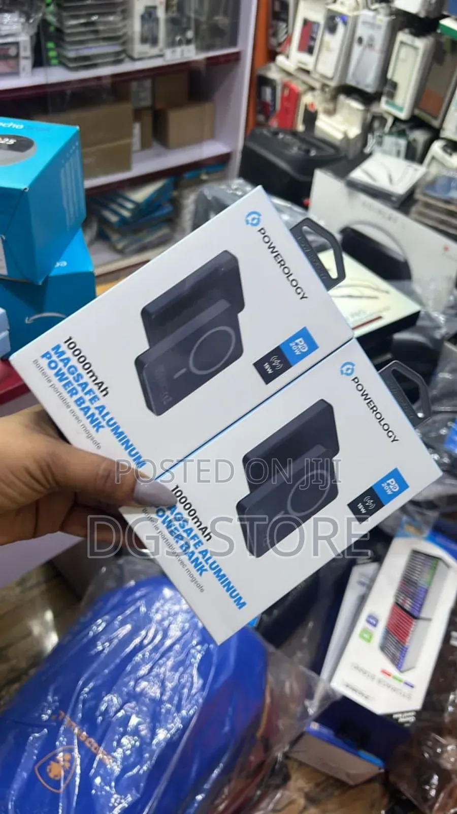 Powerology 10,000mah Magsafe Aluminum Power Bank PD 20w