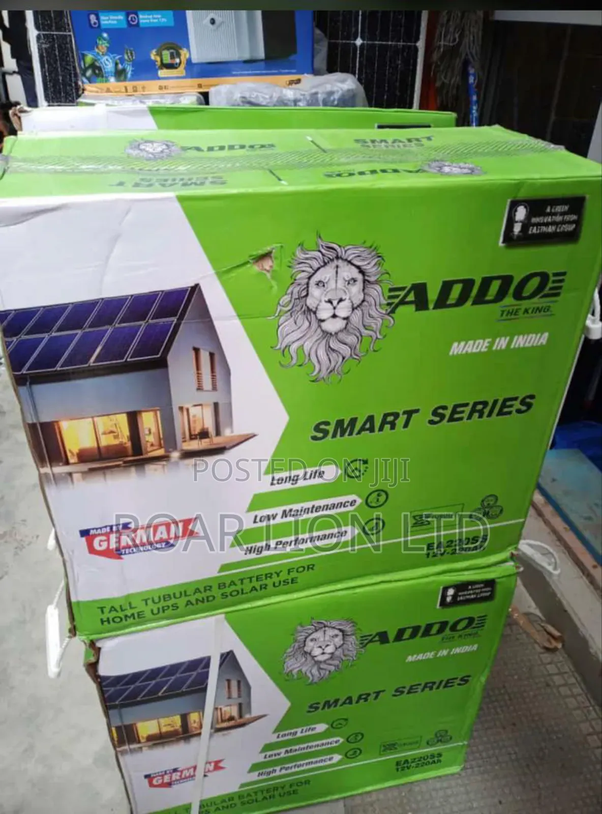 Addo Tubular Battery 220ah