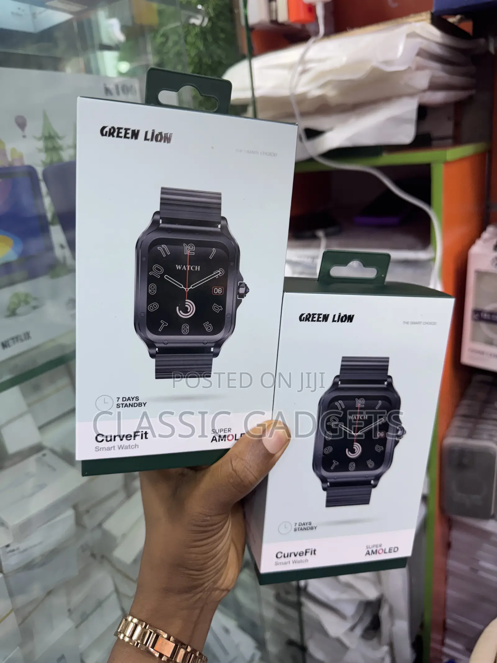 Green Lion Curvefit Amoled Smart Watch