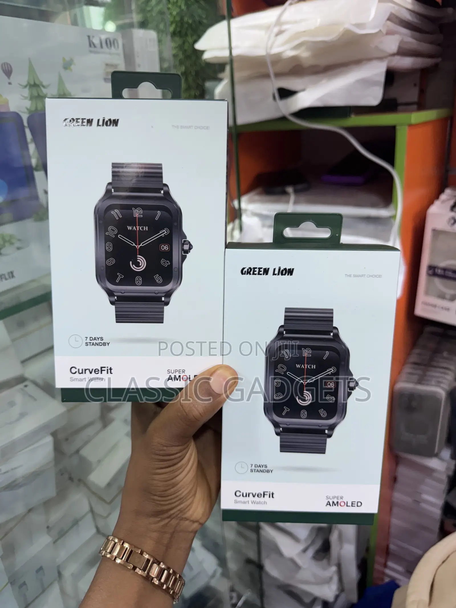 Green Lion Curvefit Amoled Smart Watch