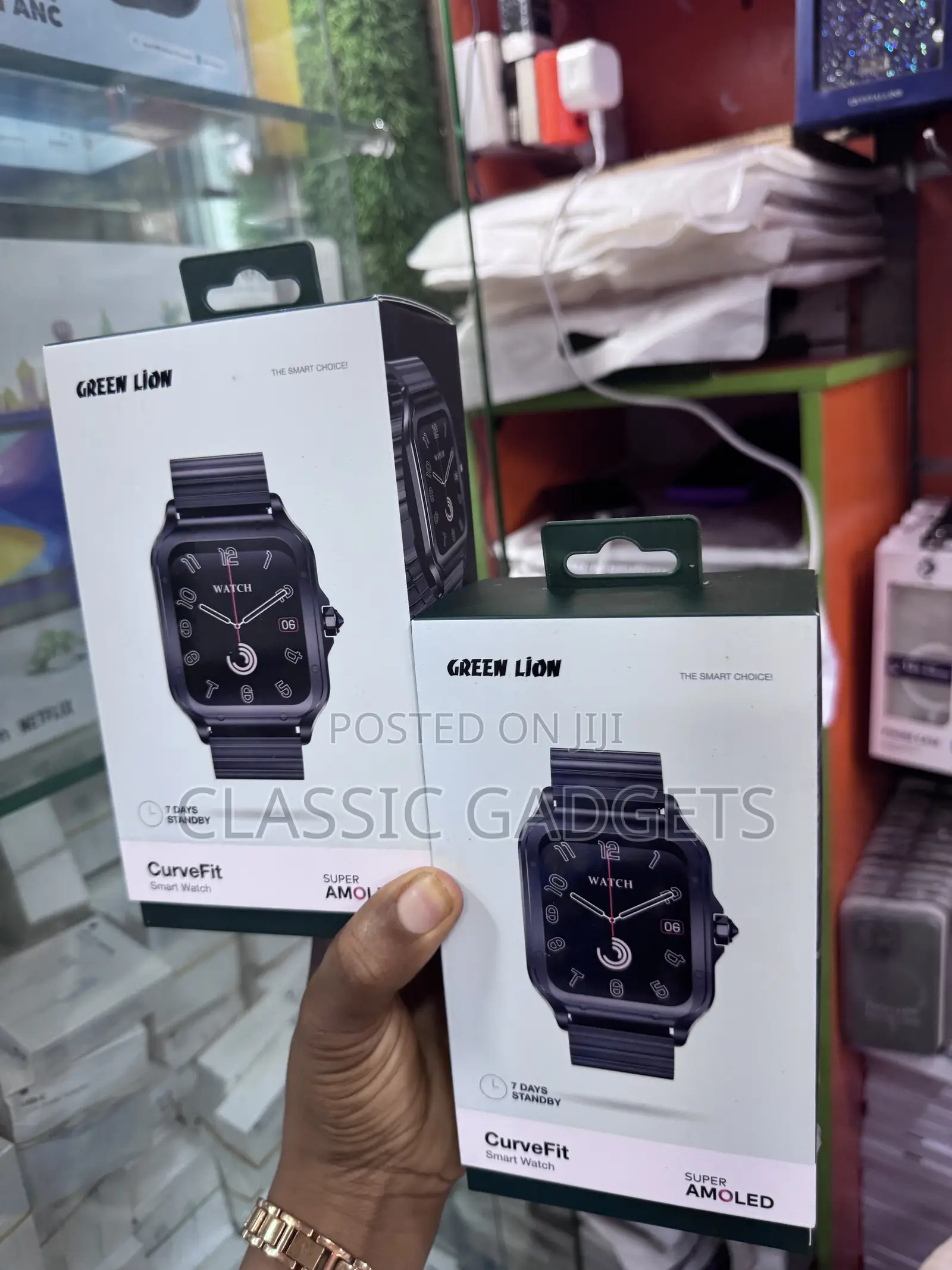 Green Lion Curvefit Amoled Smart Watch