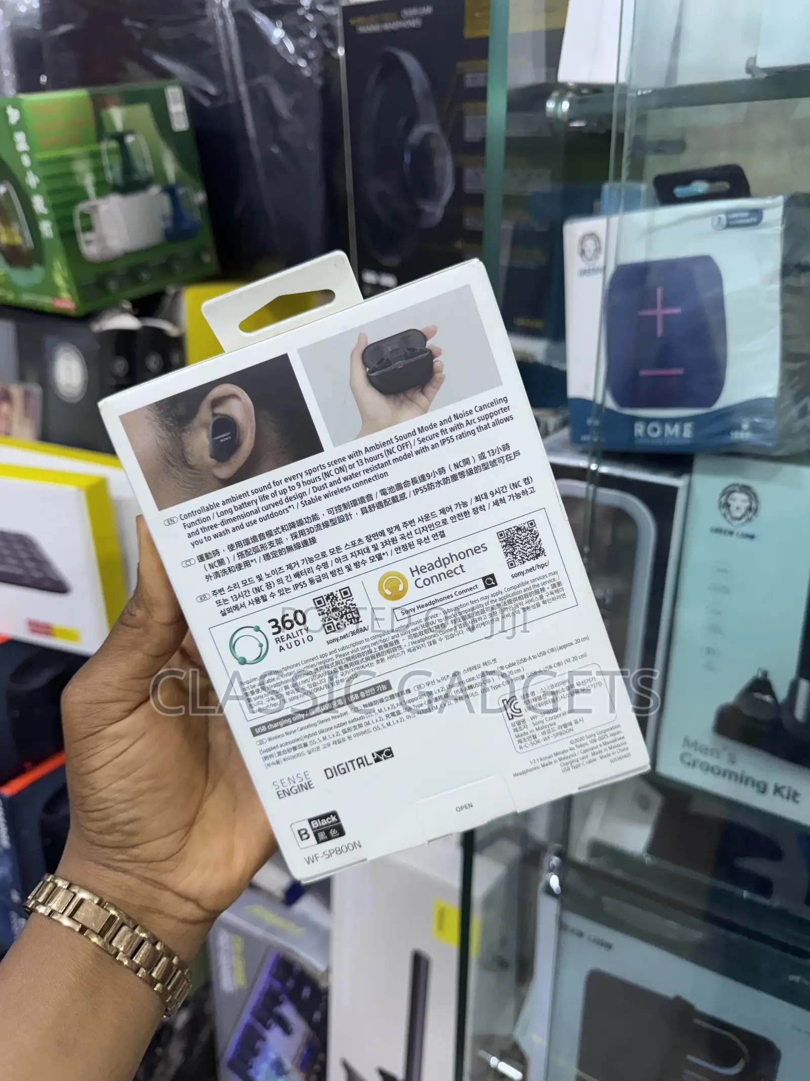 Sony WF-SP800N Wireless Earpiece With Google Assistant/Alexa