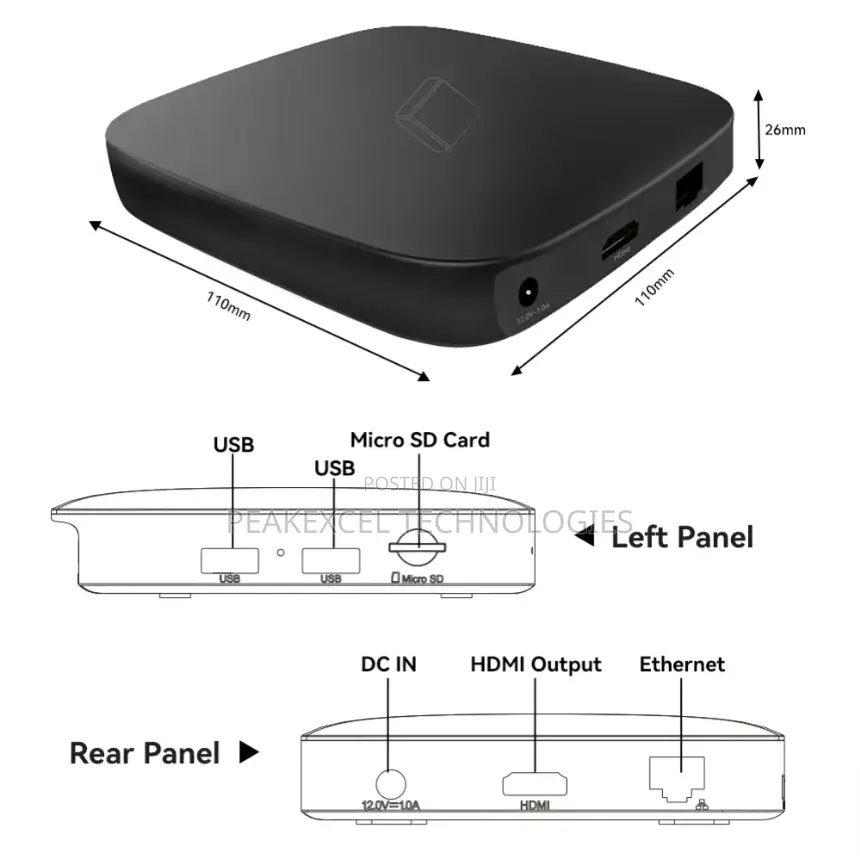 HAKO Pro Google Certified ATV Box Android 11 TV Box 2GB 16GB